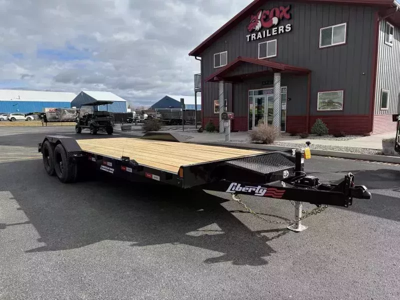 2026 Liberty 7 x 20 Car Hauler with Dove Tail