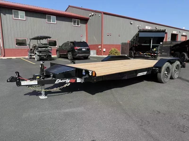 2026 Liberty 7 x 18 Car Hauler with Dove Tail