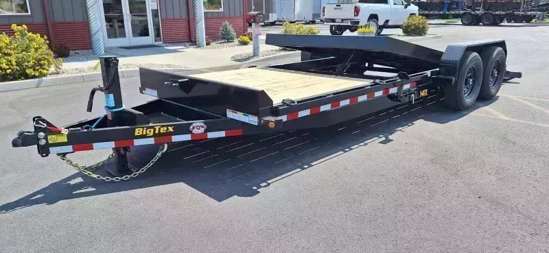 2026 Big Tex Trailers 7 x 22 Split Deck Tilt Trailer