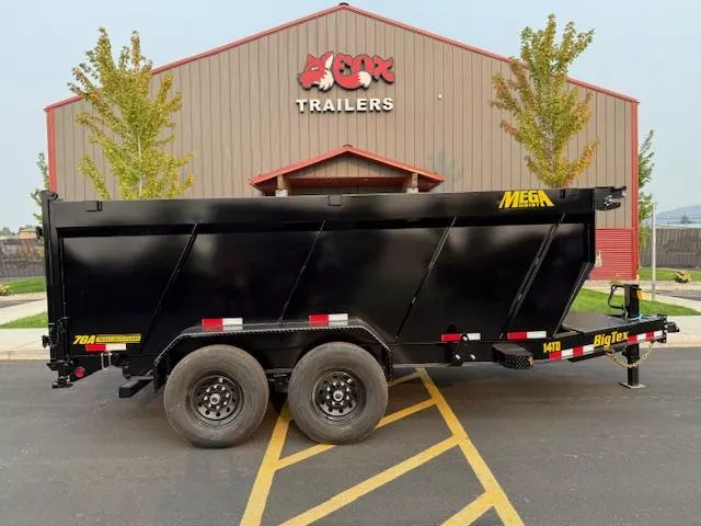 2026 Big Tex Trailers 7 x 14 4' Tall Sided Telescopic Dump Trailer 