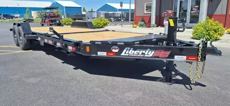 2025 Liberty 7 x 22 Split Deck Tilt Trailer