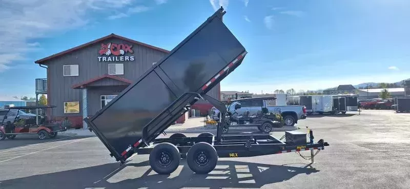 2026 Big Tex Trailers 7 x 14  Dump Trailer With 4' Sides