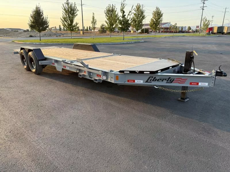 2025 Liberty 7 x 22 Split Deck Tilt Trailer