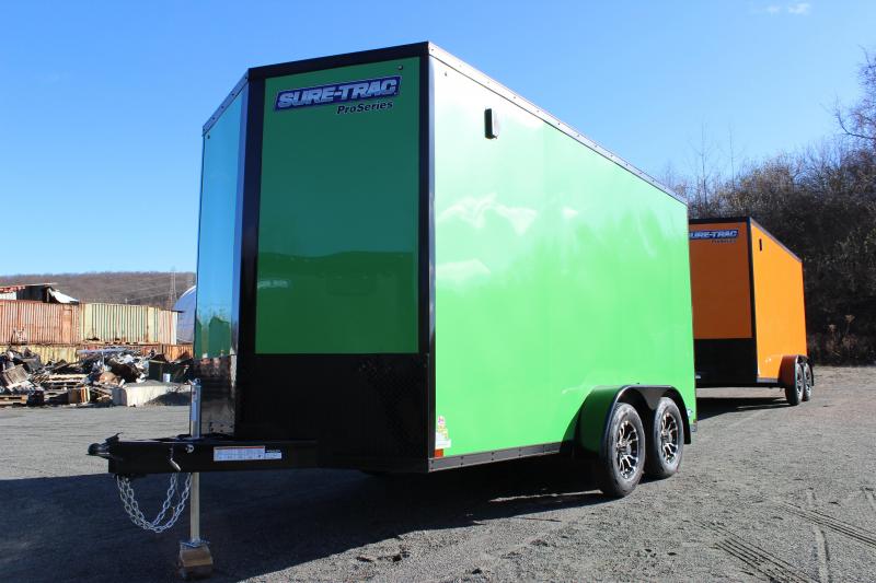 2021 Sure-Trac 7x14 Enclosed PRO SERIES WEDGE UTV BLACKOUT Cargo Trailer 2021 Sure-Trac 7x14 Enclosed PRO SERIES WEDGE UTV BLACKOUT Cargo Trailer