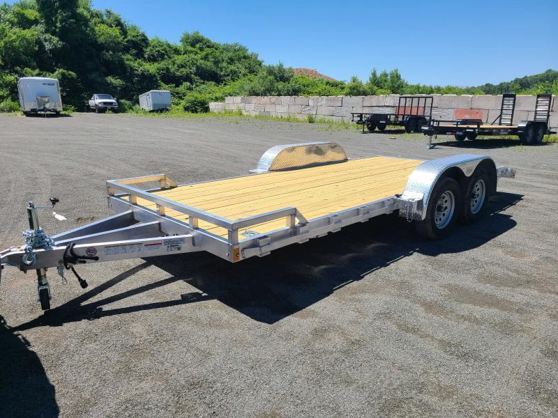 2023 Mission 7x18 Wood Deck Aluminum Car Trailer YUK8iu