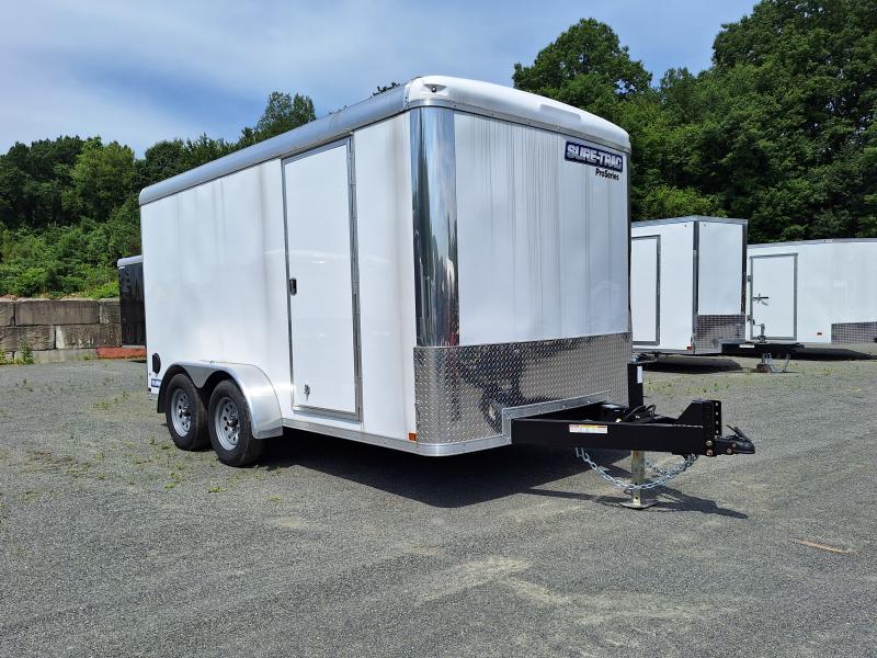 2023 Sure-Trac 7x14 Pro Series Round Top Enclosed Cargo Trailer w/ Adjustable Coupler 