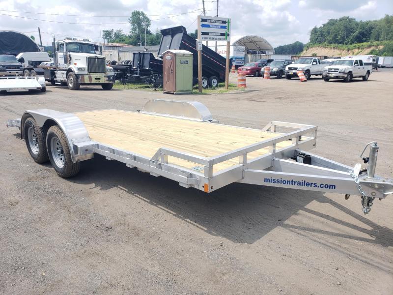 2021 Mission 7x18 Wood Deck Aluminum Car Trailer 2021 Mission 7x18 Wood Deck Aluminum Car Trailer