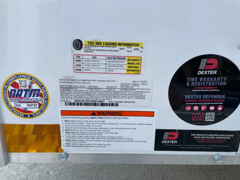 new Cargo (Enclosed) Trailers Interstate  for sale, in Wadsworth, OH Thumbnail 8