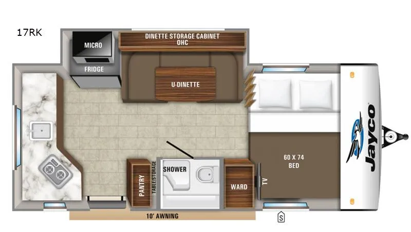 2019 Jayco hummingbird 17rk