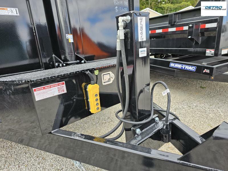 2024 SureTrac 82x14 14K Telescopic HD Low Profile Dump Trailer w