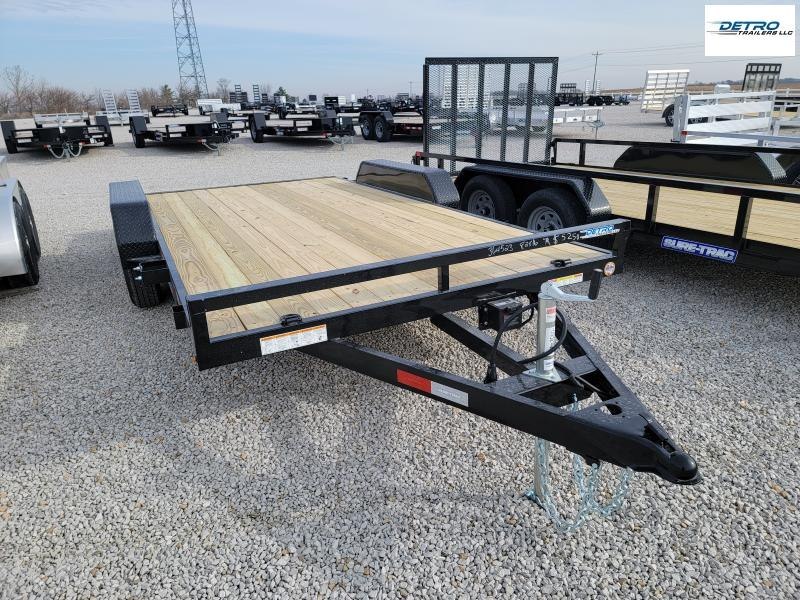 2022 Sure-Trac 7x16 (14+2) 7K Wood Deck Car Hauler Trailer 2022 Sure-Trac 7x16 (14+2) 7K Wood Deck Car Hauler Trailer