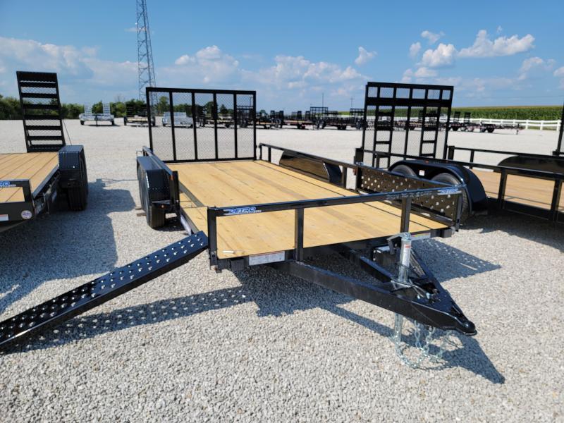 2021 SureTrac 7x16 Tube Top ATV Trailer 7K Tandem Near Me