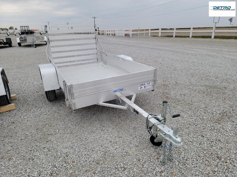2023 Aluma 88x18 7K ATV/Utility Trailer w/ Side Rail Ramps Detro