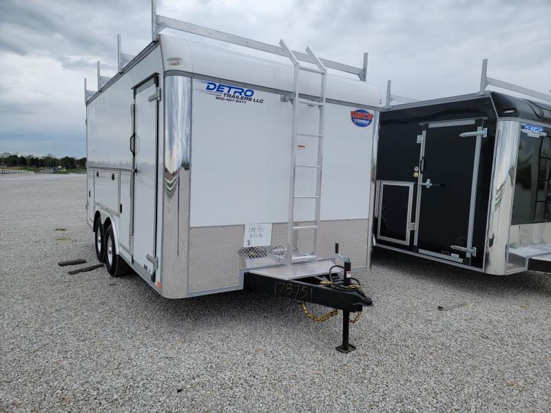 2022 United 8.5x16 Rear Ramp Door 10K Enclosed Tool Crib Trailer Near