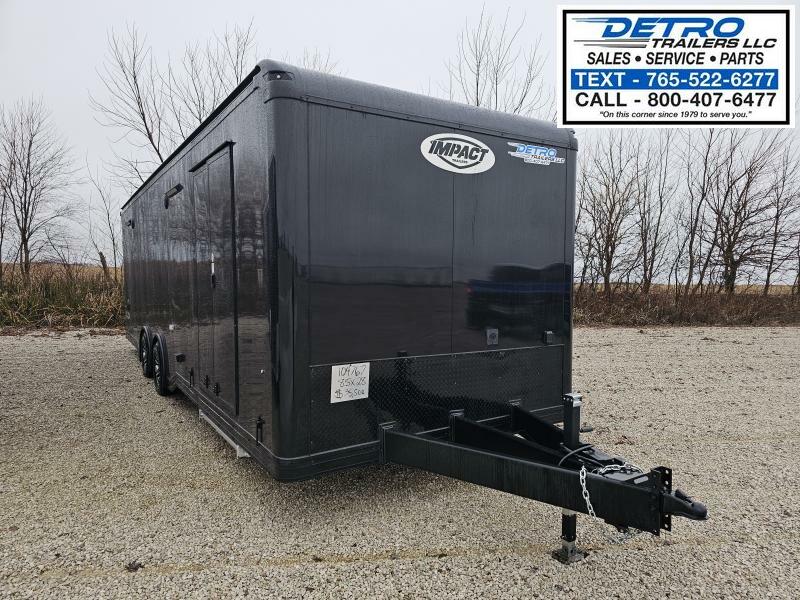 2024 Impact Trailers 8.5' x 28' 10K Aftershock Bullnose Enclosed Car/Racing Trailer 1734363830