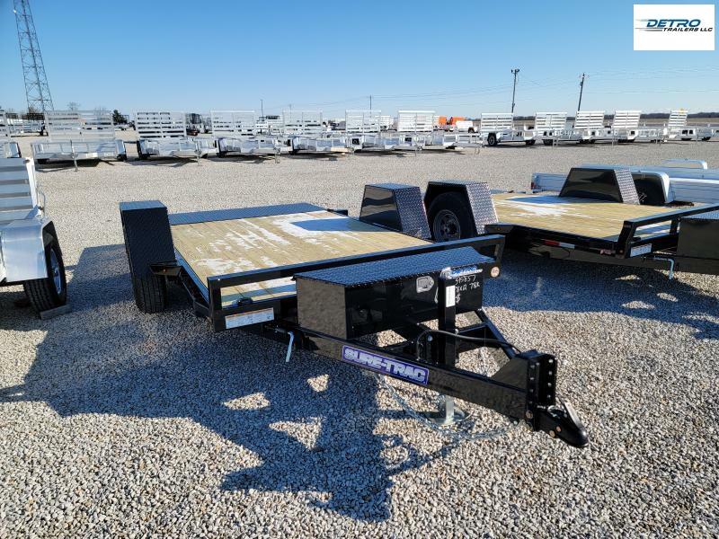 2023 SureTrac 78x12 7.8K Single Axle Tilt Bed Equipment Trailer