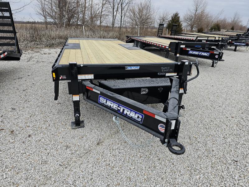2025 Sure-Trac 102" x 22' 15K HD Full Deck Power Tilt Deckover Trailer
