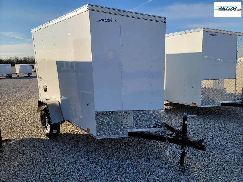 2022 Look Trailers EX DLX 5' x 8' 3K Idler Ramp Door Enclosed Cargo Trailer