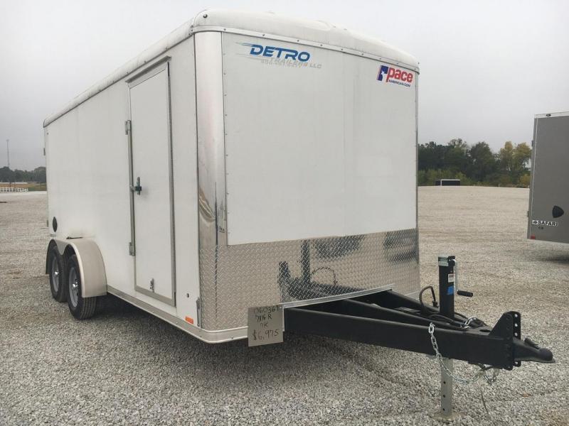2021 Pace American 7x16 Enclosed Ramp Door Trailer 2021 Pace American 7x16 Enclosed Ramp Door Trailer