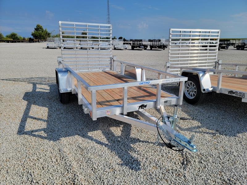 2022 Black Rhino Aluminum 5x10 Wood Deck Utility Trailer Living