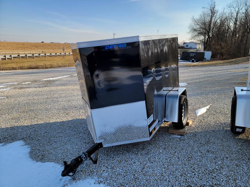 2023 Cargo Express 4x6 Rear Swing Door Enclosed Trailer Detro