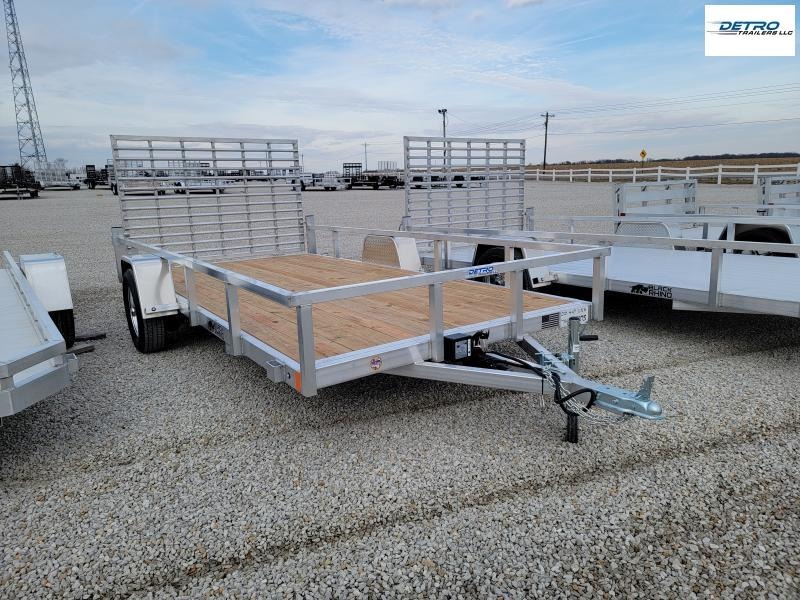 2023 Aluma 81x22 TA Aluminum BiFold Gate Utility Trailer w/ Front Side