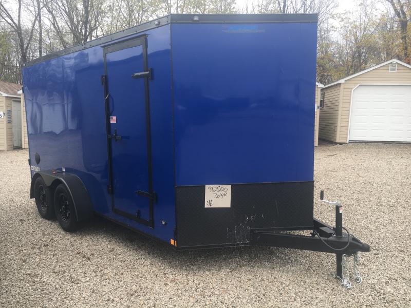 BLACKED OUT EDITION - 2021 Rhino Safari 7x14 Enclosed Ramp Door Trailer BLACKED OUT EDITION - 2021 Rhino Safari 7x14 Enclosed Ramp Door Trailer