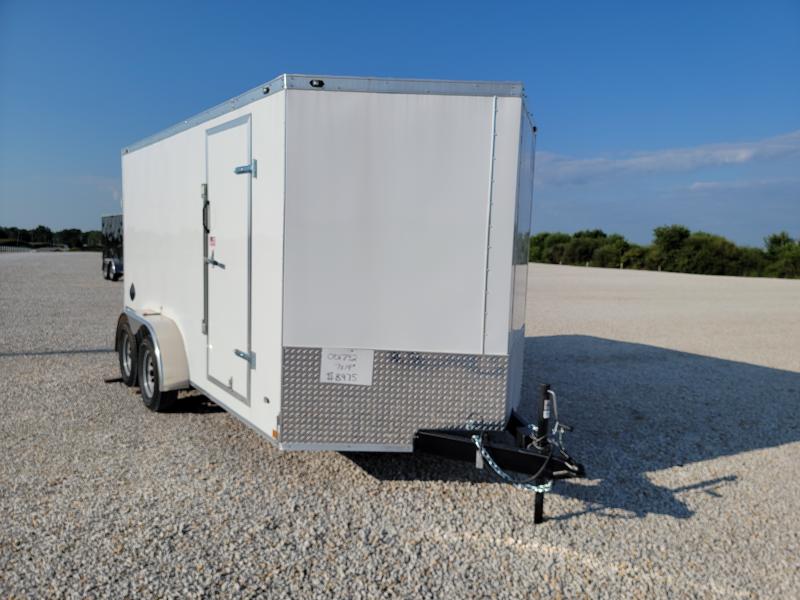 2021 Rhino 7x14 7K Rear Ramp Door Enclosed Trailer Near Me