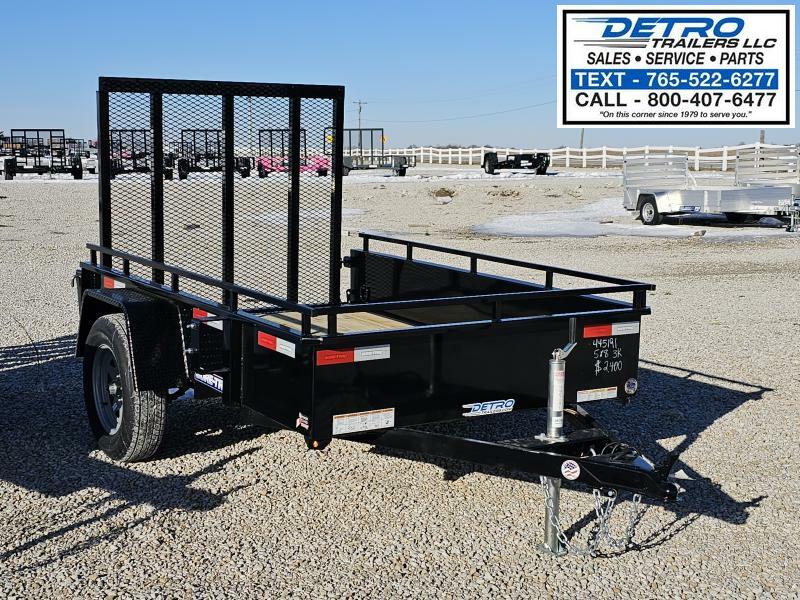 2025 Sure-Trac 5' x 8' 3K Idler Steel High Side Utility Trailer 1738011211