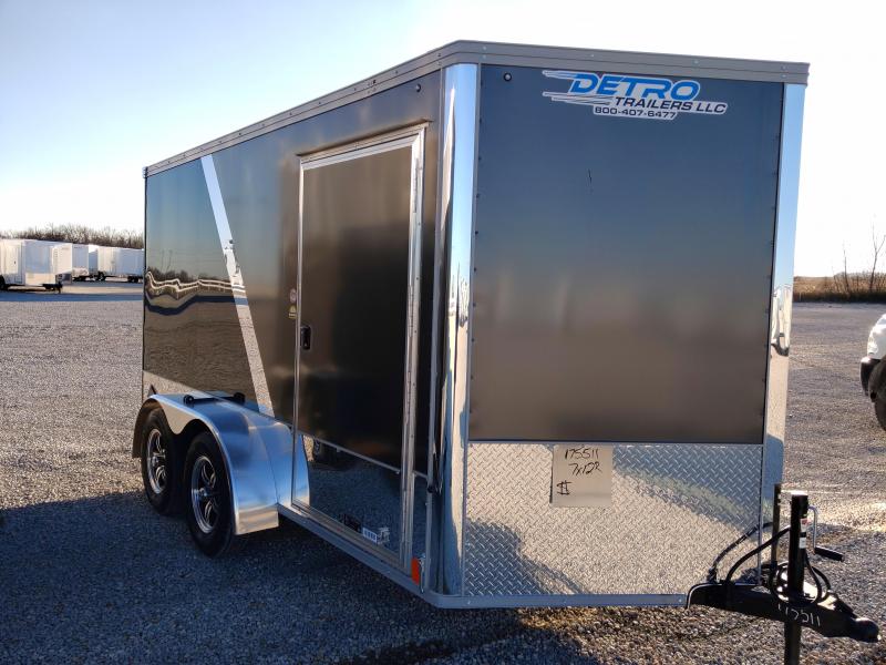 2021 United 7x12 Black/Charcoal Motorcycle Trailer 2021 United 7x12 Black/Charcoal Motorcycle Trailer