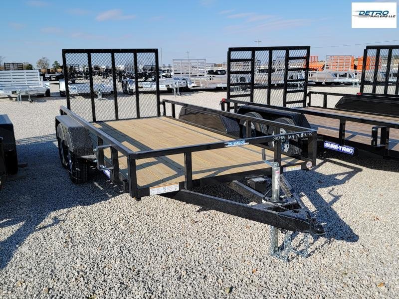 2023 SureTrac 6x14 7K Tube Top Utility Trailer Detro Trailers New