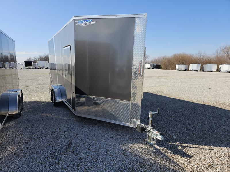 2025 Pace American 7' X 23' 7K Avalanche Aluminum Deluxe Enclosed Snowmobile Trailer