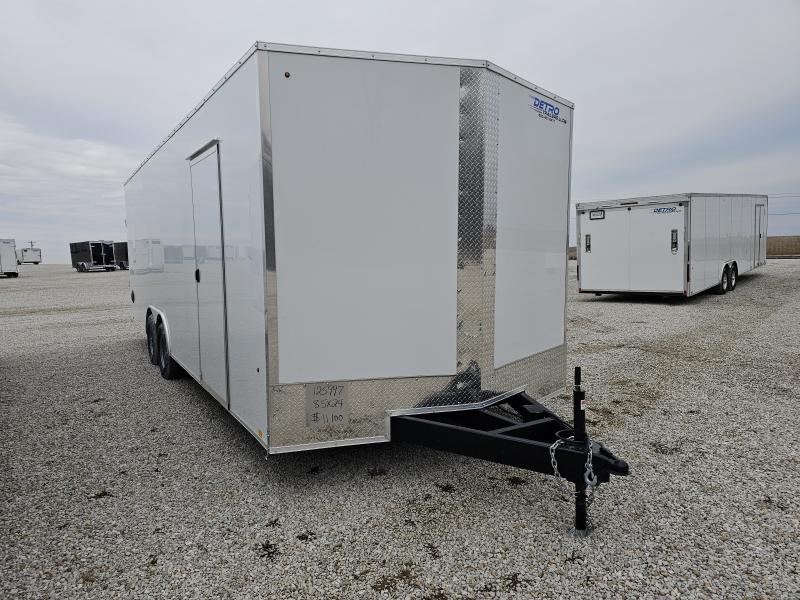 2025 Cargo Express EX DLX 8.5' x 24' 10K V-nose Flat Top Car Hauler Trailer