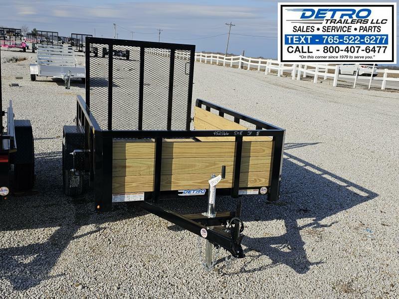 2025 Sure-Trac 5' x 8' 3K Idler Tube Top Three Board High Sided Utility Trailer 1742242840