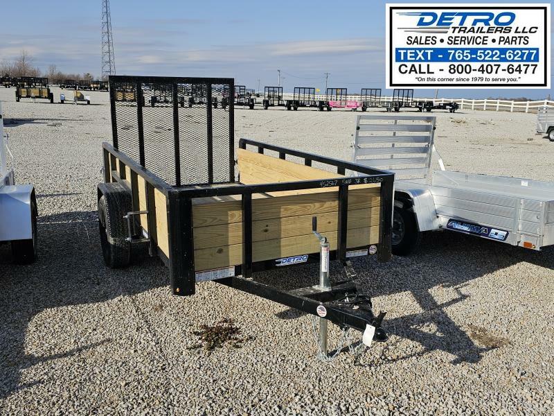 2025 Sure-Trac 5' x 10' 3K Idler Three Board High Side Tube Top Utility Trailer 1742242732