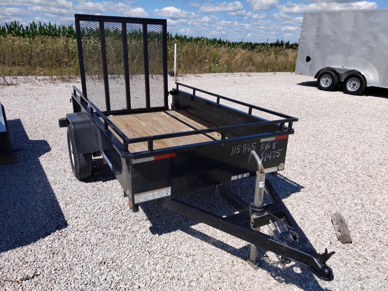 2015 Sure-Trac 54X8 STEEL HIGH SIDE Utility Trailer 2015 Sure-Trac 54X8 STEEL HIGH SIDE Utility Trailer