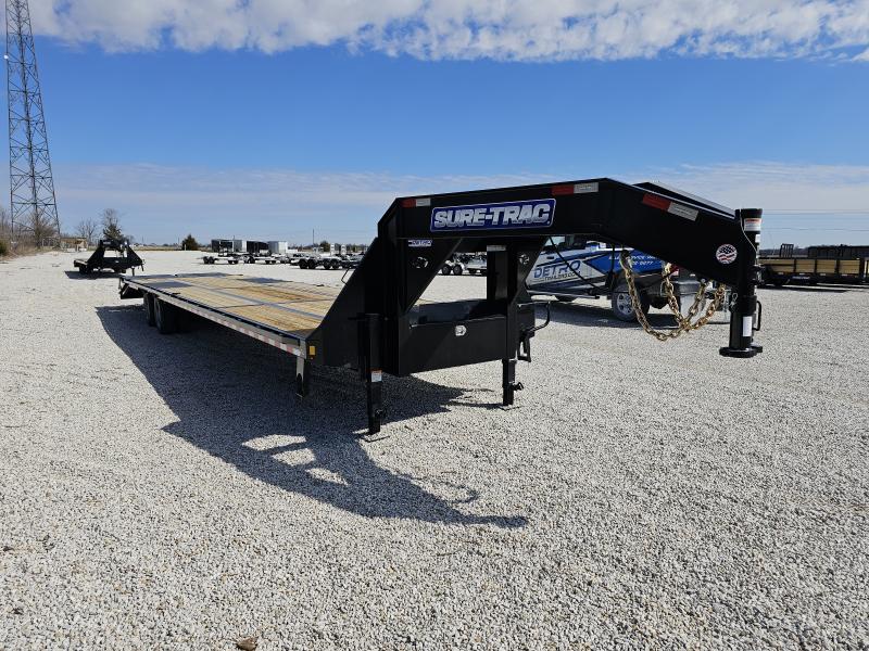 2025 Sure-Trac 102" x 40' (35+5) 30K HD Gooseneck Low Profile Beavertail Deckover Trailer