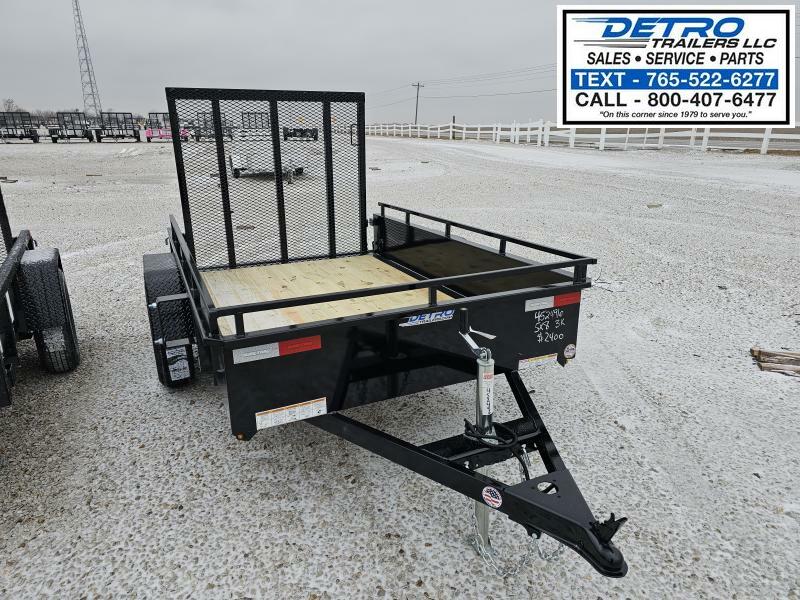 2025 Sure-Trac 5' x 8' 3K Idler Steel High Side Utility Trailer 1739462167