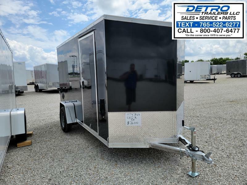 2023 Cargo Express AX 6' x 12' 3K Idler Ramp Door Aluminum Enclosed Cargo Trailer 1712587217