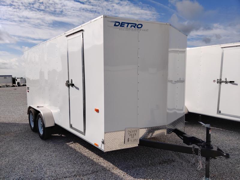 2021 Cargo Express 7X16 TA 7K Ramp Door Enclosed Trailer 2021 Cargo Express 7X16 TA 7K Ramp Door Enclosed Trailer
