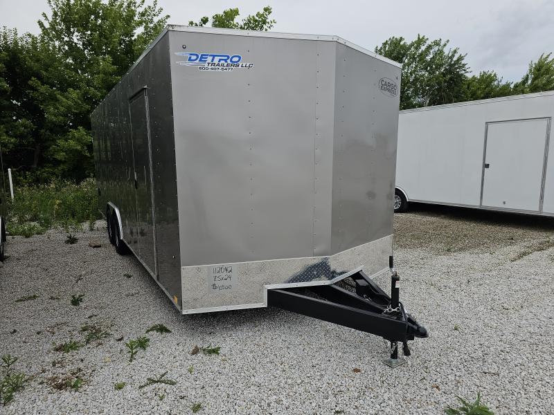 2024 Cargo Express EX DLX 8.5' x 24' 10K V-nose Enclosed Car Hauler Trailer -- KE10224STSV-100