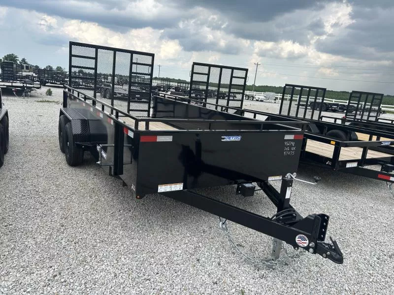 2025 Sure-Trac 7' x 16' 10K Steel High Side Utility Trailer