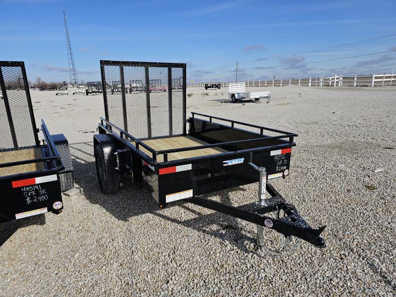 2025 Sure-Trac 5' x 8' 3K Idler Steel High Side Utility Trailer