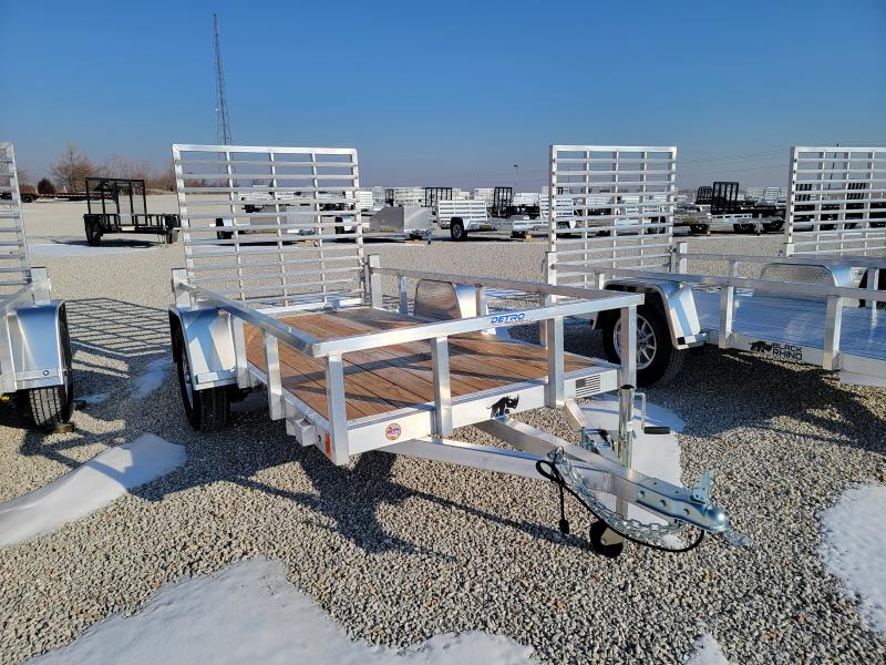 2022 Black Rhino Aluminum 5x10 Wood Floor Utility Trailer Detro