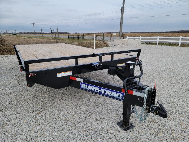 2021 Sure-Trac 8.5x18 15K Flat Deck Deckover Equipment Trailer 2021 Sure-Trac 8.5x18 15K Flat Deck Deckover Equipment Trailer