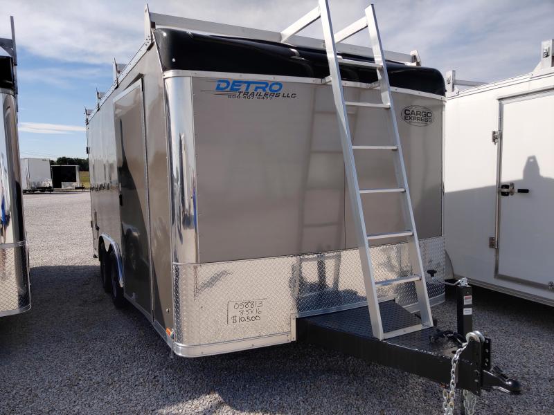 2021 Cargo Express 8.5X16 Tool Crib Enclosed 10K DRD Trailer w/ Ladder Racks 2021 Cargo Express 8.5X16 Tool Crib Enclosed 10K DRD Trailer w/ Ladder Racks