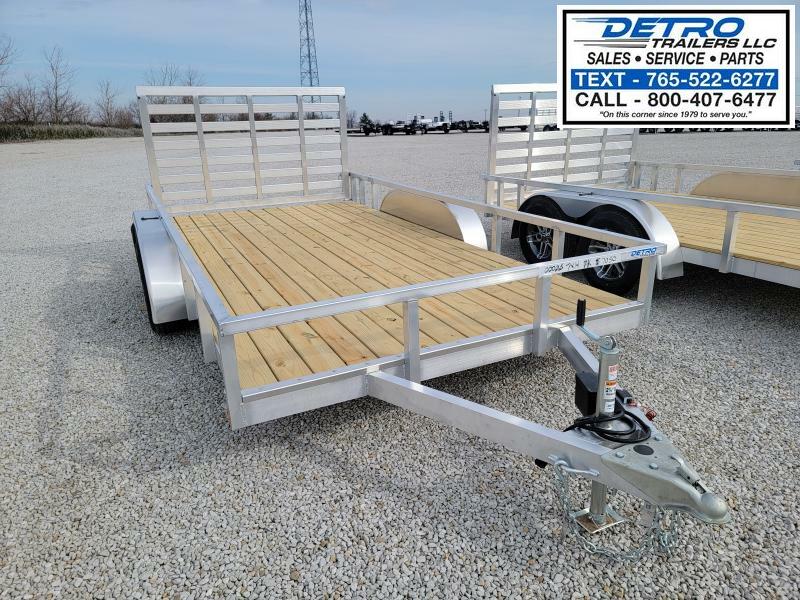 2022 Sport Trailers 7' x 14' 7K Wood Deck Aluminum Utility Trailer 1712587203