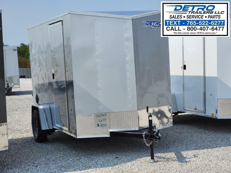 2023 Cargo Express EX DLX 6' x 10' 3K Idler Double Rear Door Enclosed Cargo Trailer