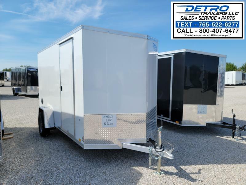 2023 Cargo Express AX 6' x 12' 3K Idler Ramp Door Aluminum Enclosed Cargo Trailer