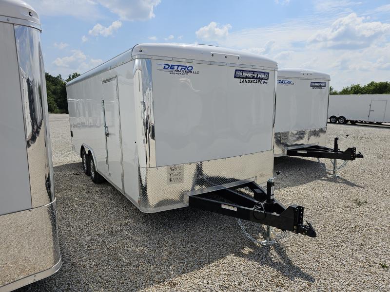 2024 Sure-Trac 8.5' x 20' 10K Landscape Pro Enclosed Round Top Cargo Trailer